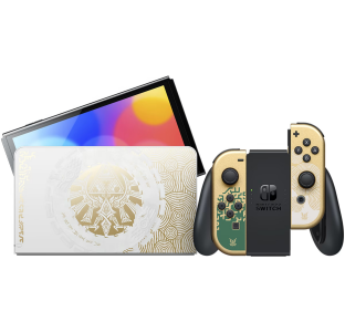 Консоль Nintendo Switch OLED Model HEG-001 The Legend of Zelda: Tears of the Kingdom Limited Edition 64GB Gold