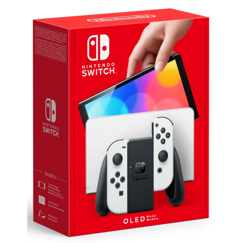 Ігрова приставка портативна Nintendo Switch OLED (White) - фото 14