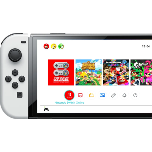 Ігрова приставка портативна Nintendo Switch OLED (White) - фото 4