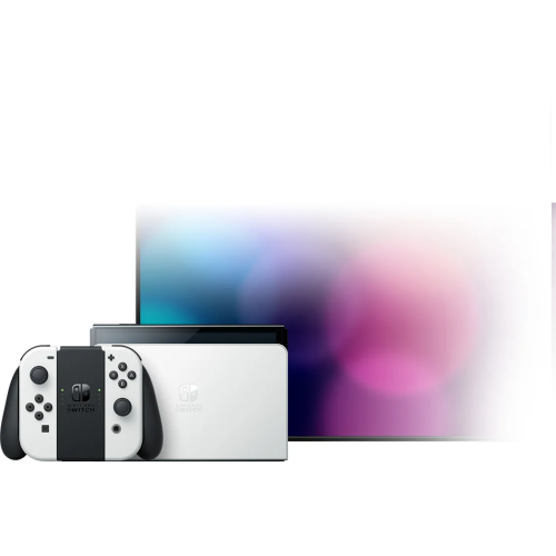 Ігрова приставка портативна Nintendo Switch OLED (White) - фото 5