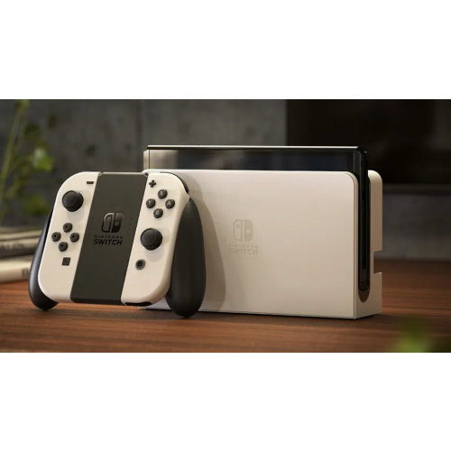 Ігрова приставка портативна Nintendo Switch OLED (White) - фото 8
