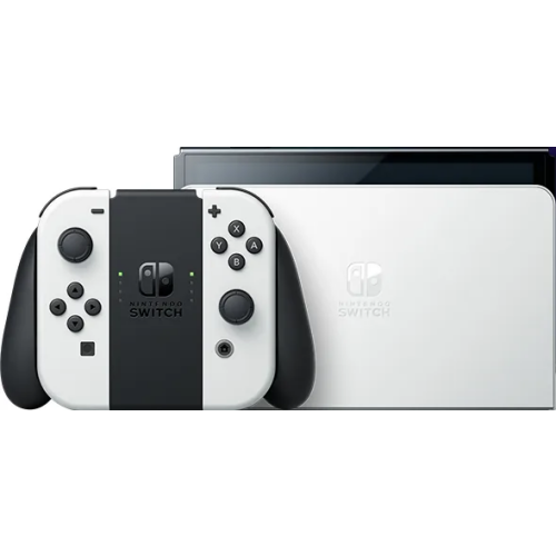 Ігрова приставка портативна Nintendo Switch OLED (White) - фото 1