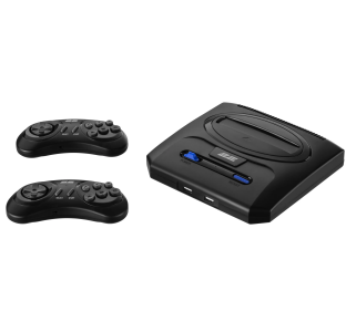 Ігрова приставка портативна 2E 16bit HDMI (2 бездротових геймпада, 913 ігор)